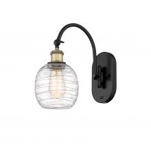 Innovations Lighting 518-1W-BAB-G1013 - Belfast - 1 Light - 6 inch - Black Antique Brass - Sconce