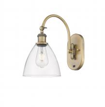 Innovations Lighting 518-1W-BB-GBD-752 - Bristol - 1 Light - 8 inch - Brushed Brass - Sconce