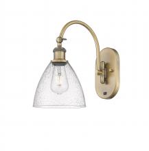 Innovations Lighting 518-1W-BB-GBD-754 - Bristol - 1 Light - 8 inch - Brushed Brass - Sconce