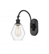 Innovations Lighting 518-1W-BK-G652-6 - Cindyrella - 1 Light - 6 inch - Matte Black - Sconce