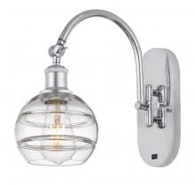 Innovations Lighting 518-1W-PC-G556-6CL - Rochester - 1 Light - 6 inch - Polished Chrome - Adjustable Swing Arm