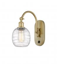 Innovations Lighting 518-1W-SG-G1013 - Belfast - 1 Light - 6 inch - Satin Gold - Sconce