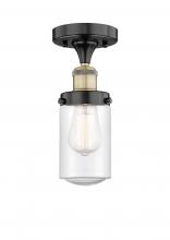 Innovations Lighting 616-1F-BAB-G314 - Dover - 1 Light - 5 inch - Black Antique Brass - Semi-Flush Mount