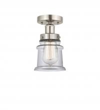 Innovations Lighting 616-1F-SN-G182S - Canton - 1 Light - 5 inch - Brushed Satin Nickel - Semi-Flush Mount