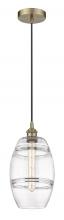 Innovations Lighting 616-1P-AB-G557-8CL - Vaz - 1 Light - 8 inch - Antique Brass - Cord hung - Mini Pendant