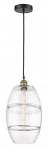 Innovations Lighting 616-1P-BAB-G557-10CL - Vaz - 1 Light - 10 inch - Black Antique Brass - Cord hung - Mini Pendant