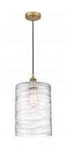 Innovations Lighting 616-1P-BB-G1113-L - Cobbleskill - 1 Light - 9 inch - Brushed Brass - Cord hung - Mini Pendant