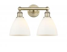 Innovations Lighting 616-2W-AB-GBD-751 - Bristol - 2 Light - 17 inch - Antique Brass - Bath Vanity Light