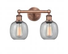 Innovations Lighting 616-2W-AC-G104 - Belfast - 2 Light - 15 inch - Antique Copper - Bath Vanity Light