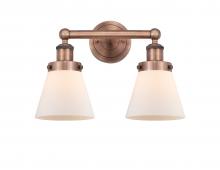 Innovations Lighting 616-2W-AC-G61 - Cone - 2 Light - 15 inch - Antique Copper - Bath Vanity Light