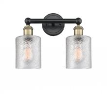 Innovations Lighting 616-2W-BAB-G112 - Cobbleskill - 2 Light - 14 inch - Black Antique Brass - Bath Vanity Light