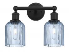 Innovations Lighting 616-2W-BK-G559-5BL - Bridal Veil - 2 Light - 14 inch - Matte Black - Bath Vanity Light