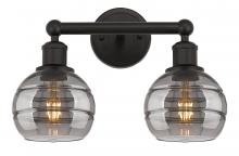 Innovations Lighting 616-2W-OB-G556-6SM - Rochester - 2 Light - 15 inch - Oil Rubbed Bronze - Bath Vanity Light