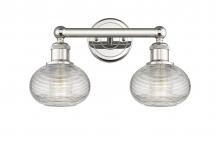 Innovations Lighting 616-2W-PN-G555-6CL - Ithaca - 2 Light - 15 inch - Polished Nickel - Bath Vanity Light