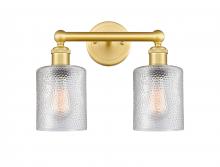 Innovations Lighting 616-2W-SG-G112 - Cobbleskill - 2 Light - 14 inch - Satin Gold - Bath Vanity Light