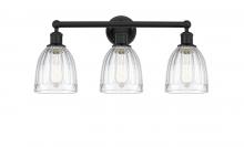 Innovations Lighting 616-3W-BK-G442 - Brookfield - 3 Light - 24 inch - Matte Black - Bath Vanity Light