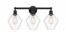 Innovations Lighting 616-3W-BK-G652-8 - Cindyrella - 3 Light - 26 inch - Matte Black - Bath Vanity Light
