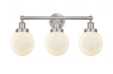 Innovations Lighting 616-3W-SN-G201-6 - Beacon - 3 Light - 24 inch - Brushed Satin Nickel - Bath Vanity Light