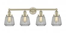 Innovations Lighting 616-4W-AB-G142 - Chatham - 4 Light - 34 inch - Antique Brass - Bath Vanity Light