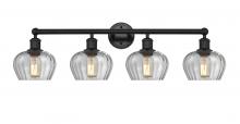 Innovations Lighting 616-4W-BK-G92 - Fenton - 4 Light - 34 inch - Matte Black - Bath Vanity Light