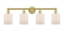 Innovations Lighting 616-4W-SG-G111 - Cobbleskill - 4 Light - 32 inch - Satin Gold - Bath Vanity Light