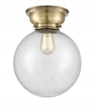 Innovations Lighting 623-1F-AB-G204-10 - Beacon - 1 Light - 10 inch - Antique Brass - Flush Mount