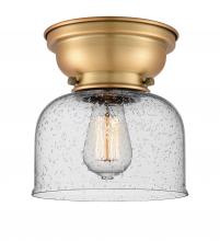 Innovations Lighting 623-1F-BB-G74 - Bell - 1 Light - 8 inch - Brushed Brass - Flush Mount