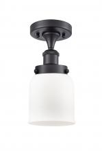 Innovations Lighting 916-1C-BK-G51 - Bell - 1 Light - 5 inch - Matte Black - Semi-Flush Mount