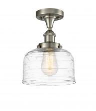 Innovations Lighting 916-1C-SN-G713 - Bell - 1 Light - 8 inch - Brushed Satin Nickel - Semi-Flush Mount