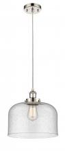 Innovations Lighting 916-1P-PN-G74-L - Bell - 1 Light - 12 inch - Polished Nickel - Cord hung - Mini Pendant