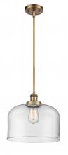 Innovations Lighting 916-1S-BB-G72-L - Bell - 1 Light - 12 inch - Brushed Brass - Mini Pendant