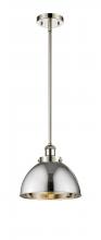 Innovations Lighting 916-1S-PN-MFD-10-PN - Derby - 1 Light - 10 inch - Polished Nickel - Pendant