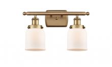 Innovations Lighting 916-2W-BB-G51 - Bell - 2 Light - 16 inch - Brushed Brass - Bath Vanity Light