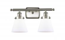 Innovations Lighting 916-2W-SN-G61 - Cone - 2 Light - 16 inch - Brushed Satin Nickel - Bath Vanity Light