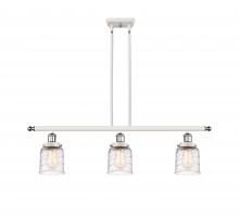 Innovations Lighting 916-3I-WPC-G513 - Bell - 3 Light - 36 inch - White Polished Chrome - Stem Hung - Island Light