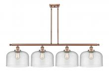 Innovations Lighting 916-4I-AC-G74-L - Bell - 4 Light - 48 inch - Antique Copper - Stem Hung - Island Light