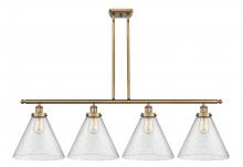 Innovations Lighting 916-4I-BB-G44-L - Cone - 4 Light - 48 inch - Brushed Brass - Stem Hung - Island Light