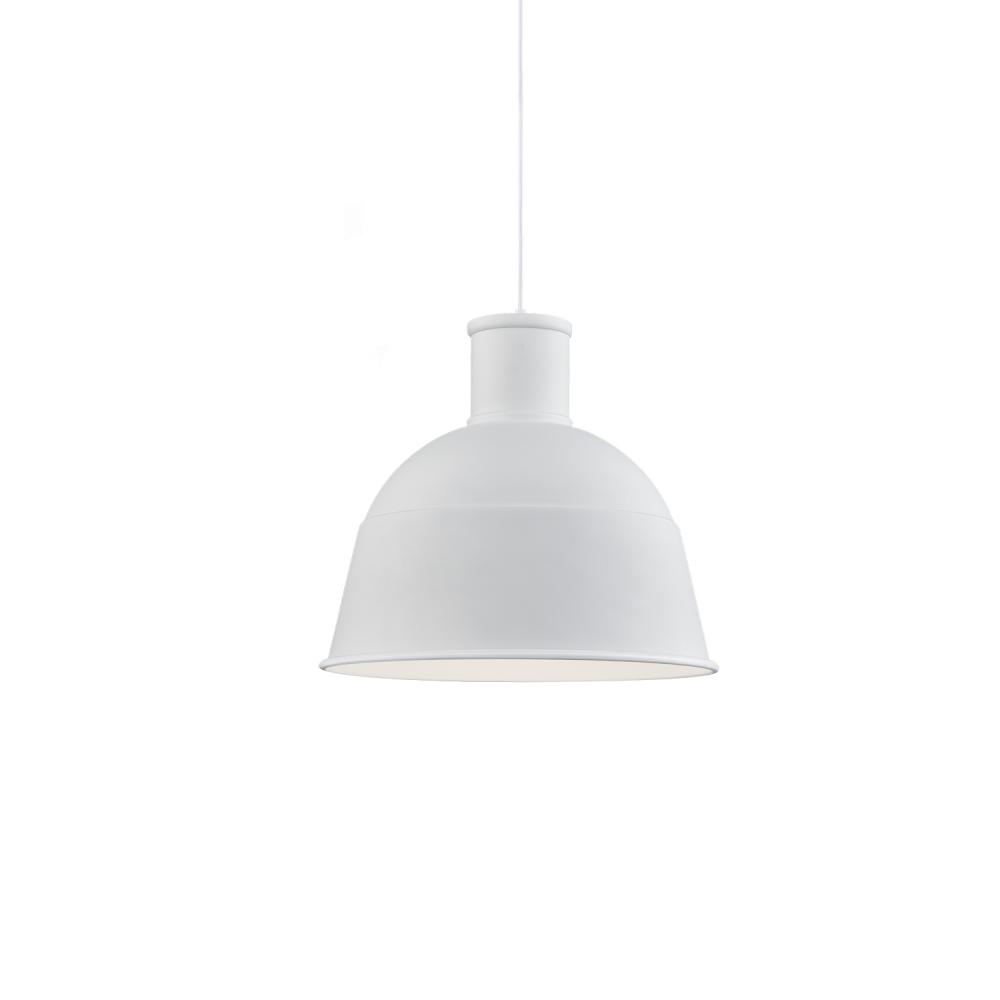 Irving 22-in White 1 Light Pendant