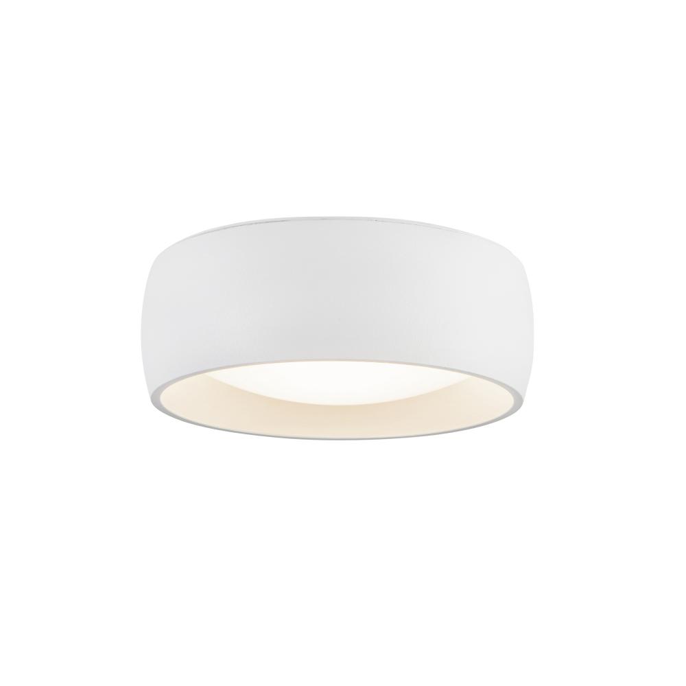 Savile 4-in White LED Flush Mount