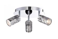 Kuzco Lighting Inc 806113 - Three Lamp Monopoint with Chrome Laser Cut Pattern