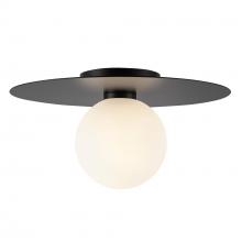 Kuzco Lighting Inc FM15514-BK-UNV - Elixir 14-in Black LED Flush Mount