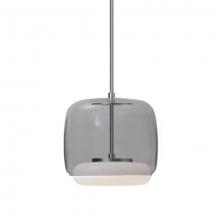 Kuzco Lighting Inc PD70610-SM/BN - Enkel 10-in Smoked/Brushed Nickel LED Pendant