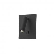 Kuzco Lighting Inc WS16806-BK - Dorchester 6-in Black LED Wall Sconce