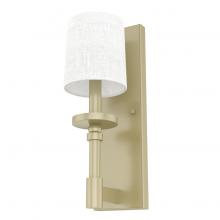 Hunter 19693 - Hunter Briargrove Modern Brass 1 Light Sconce Wall Light Fixture