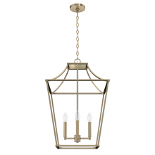 Hunter 19874 - Hunter Laurel Ridge Alturas Gold 4 Light Pendant Ceiling Light Fixture