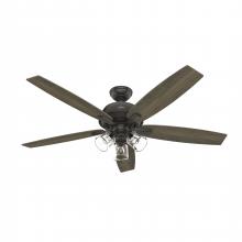 Hunter 52349 - Hunter 60 inch Dondra Noble Bronze Ceiling Fan with LED Light Kit and Pull Chain