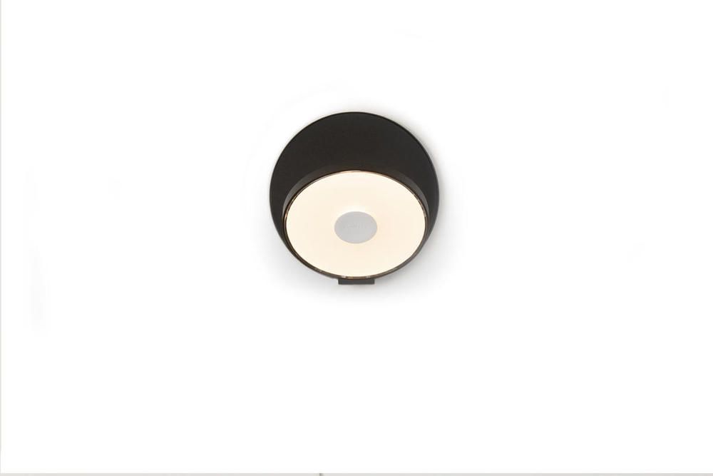 Gravy Wall Sconce - Metallic Black body, Metallic Black plates - Hardwire