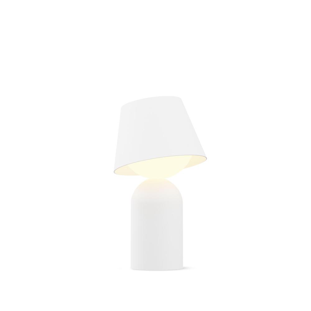 Guy LED Lantern with Shade (Matte White)