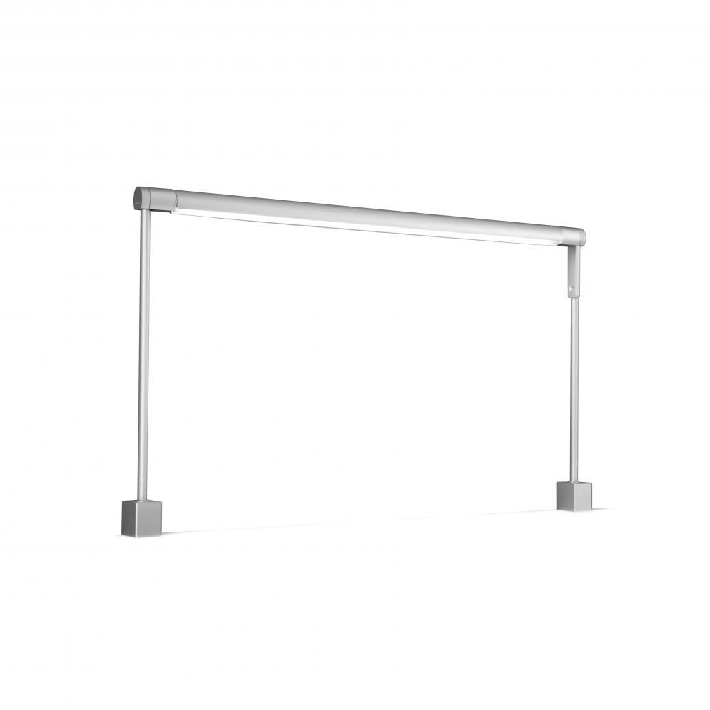 Sobre 36" Desk Clamp Mounted with Occupancy Sensor and Dimmer Control (Warm Light; Silver)