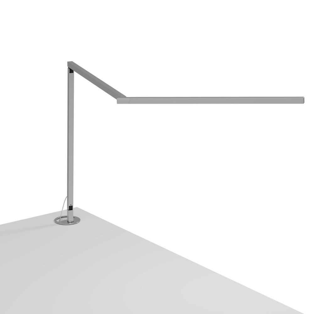 Z-Bar Desk Lamp Gen 4 (Daylight White Light; Silver) with Grommet Mount